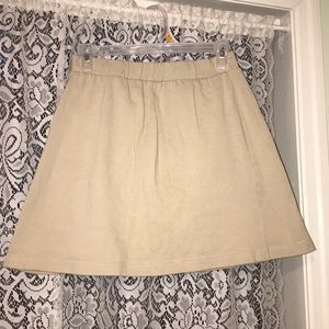 School skirt with shorts underneath